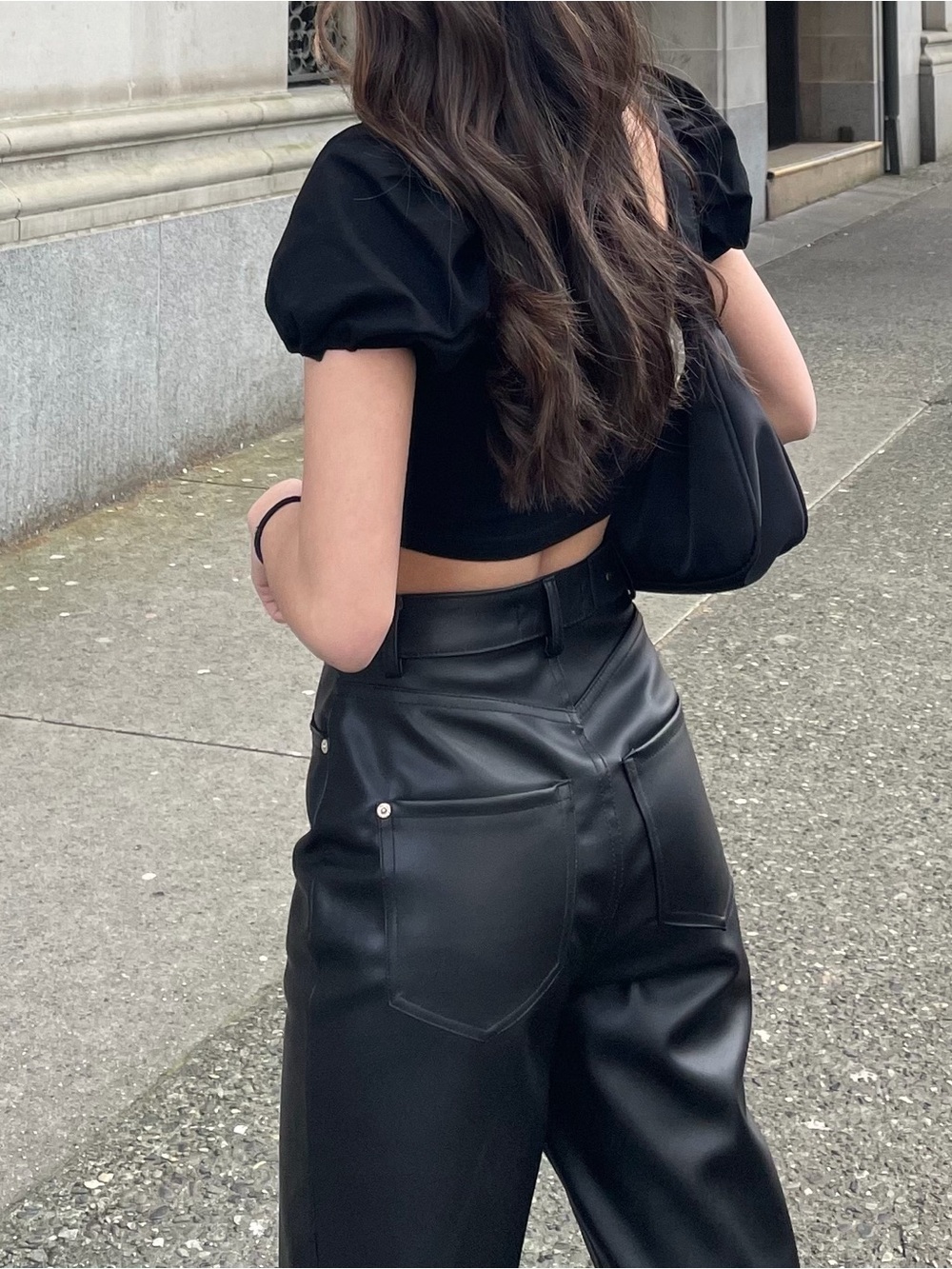 Zara Faux Leather Pants